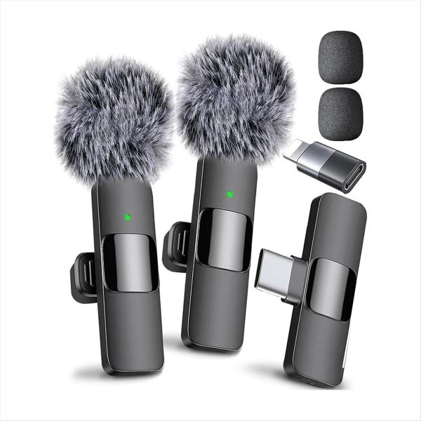 Mini Wireless Lavalier Microphone Wireless Microphone for IPhone,IPad, Andr