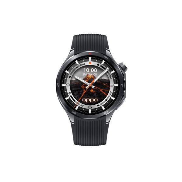 OPPO Watch X2 46mm GPS Smart Watch for Men Lava Black
