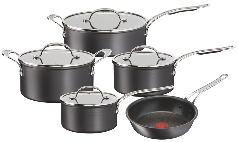 Jamie Oliver by Tefal Cooks Classic Hard Anodised 9 piece set