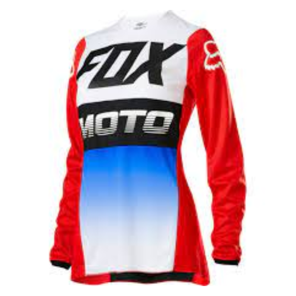 Fox Women 180 Fyce Blue/ Red Jersey