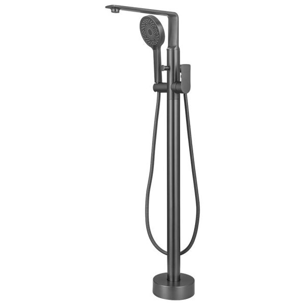 Graphite Mixer Bath Freestanding Clevo 211433