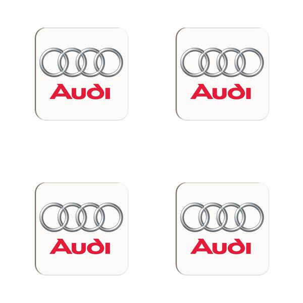 Audi Emblem Coasters - Set of 4