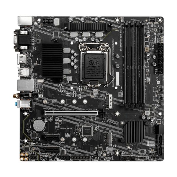 MSI B460M PRO-VDH Wi-Fi Intel mATX Motherboard - Black