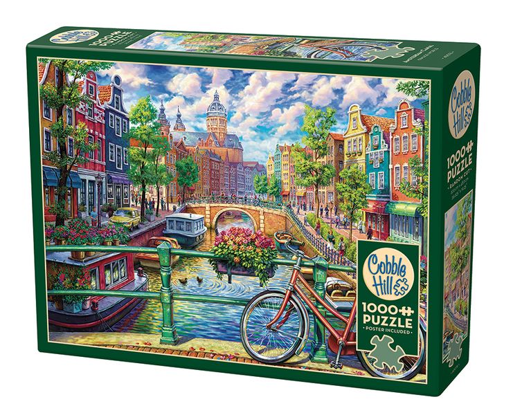 Cobble Hill Amsterdam Canal 1000 Piece Puzzle