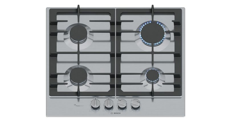 Bosch 60cm Gas Hob Series 6 Stainless Steel