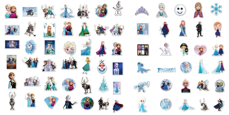 Frozen -100 Piece Themed Sticker Set