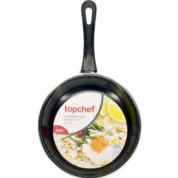 Top Chef 20Cm Carbom Steel Frying Pan