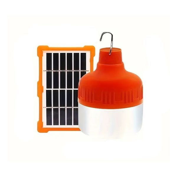 80W Solar Hanging Light Bulb 1000mah Battery With 6V 1.2W Panel OP021