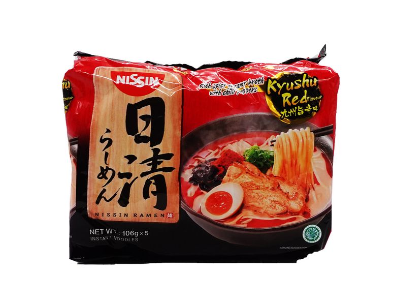 Nissin Kyushu Red (106g x 5) 530g