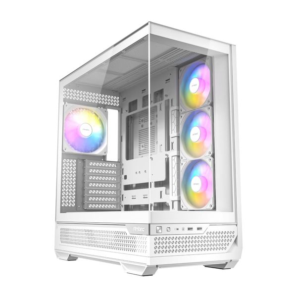 Antec C7 ARGB ATX Mid Tower Gaming Chassis - White
