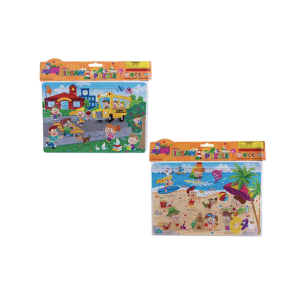 Jigsaw Puzzle-Assorted Cartoon Illustrated Puzzle 24 Piece Pack Of 2 x1