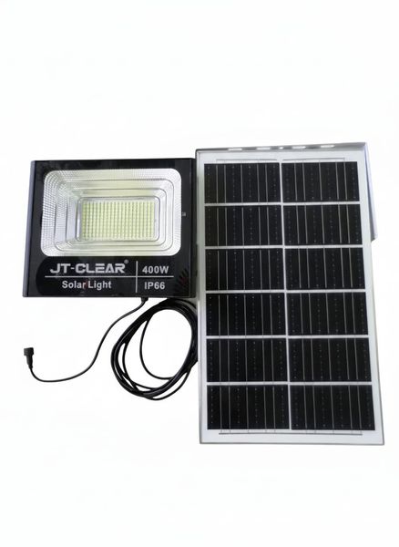 400w JT High Bright Solar Flood Light, Spotlight with Remote Control.