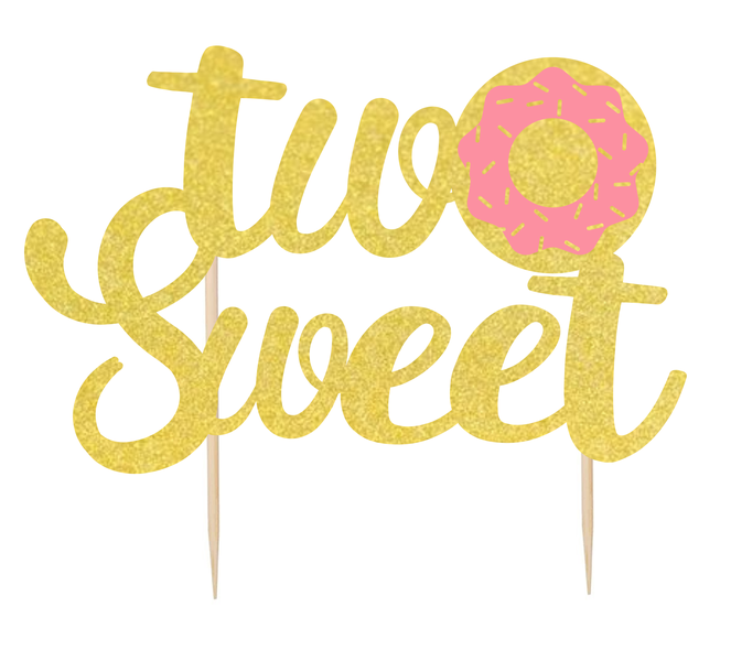 Jayz Two Sweet Donut Cake Toppers