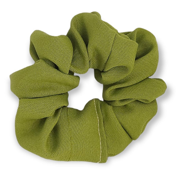 M&amp;N Hair Scrunchie - Olive Green