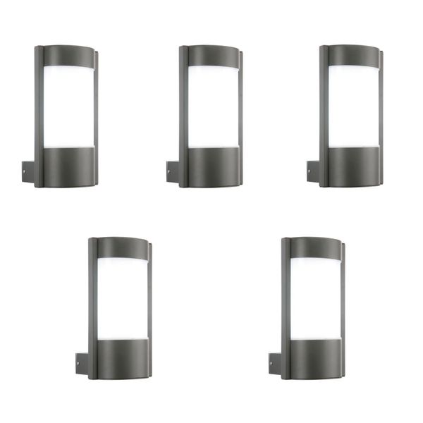 5 x Frincha Outdoor Outside Wall Light Lamp Shade for Garden Patio 13W