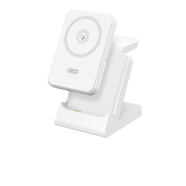 XO CX033 3-in-1 Wireless Charging Power Bank Compatible With Apple Watch &amp; Earpod Dock
