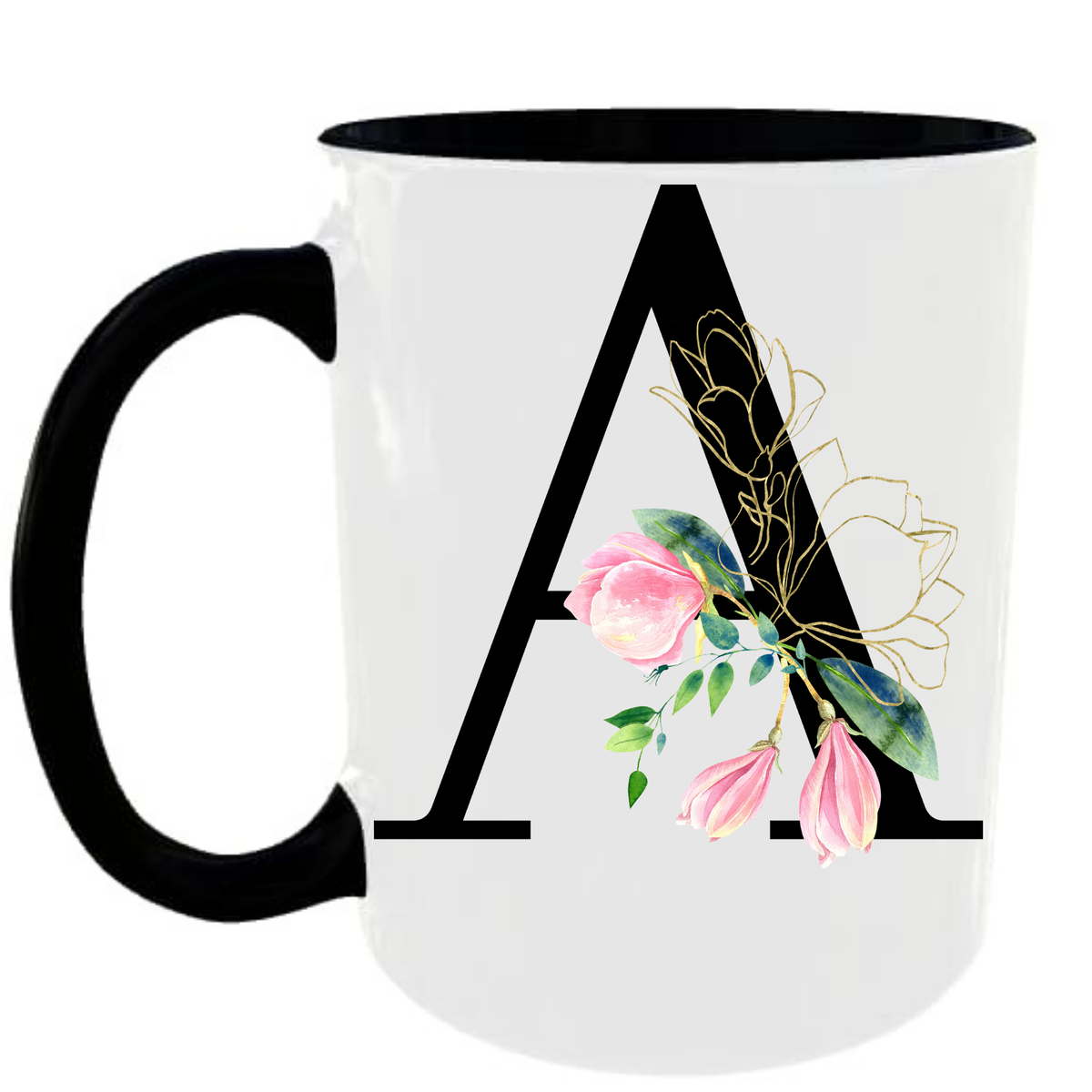 Alphabet Letter Coffee Mug 2 Tone Shop Today. Get it Tomorrow