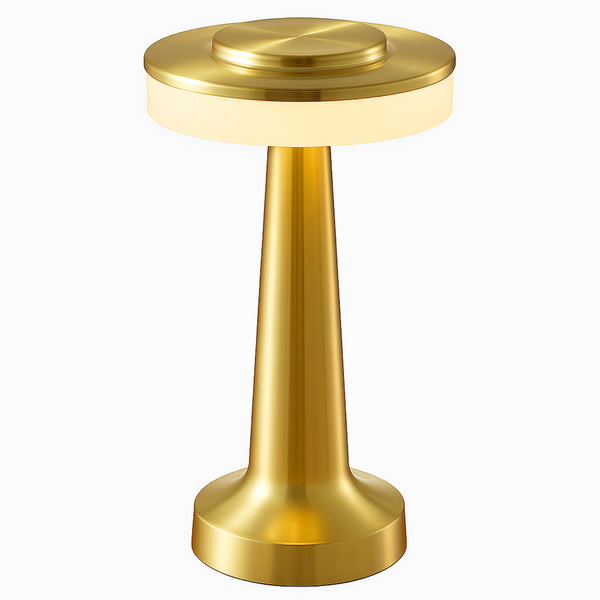 Retro LED Table Lamp - USB Rechargeable, Cordless