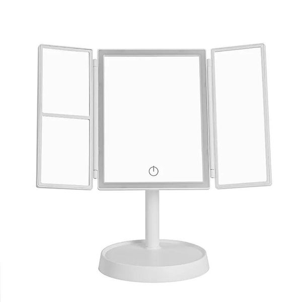 LED Magnifying 360° Adjustable Rechargeable Foldable Makeup Mirror
