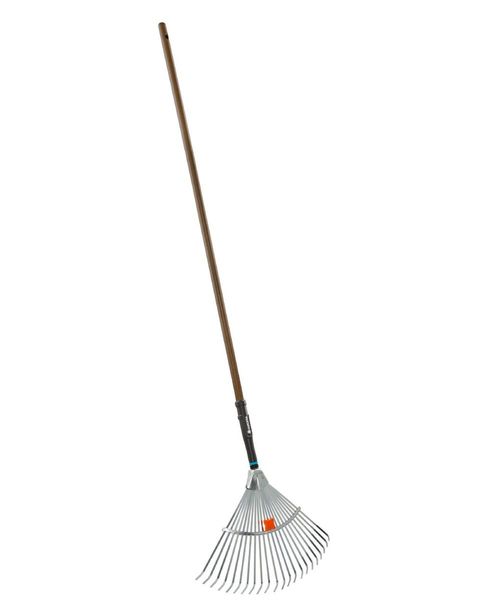 Garden Rake - Fan Galvanised Steel with Handle
