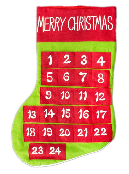 Countdown To Christmas - Giant Advent Stocking