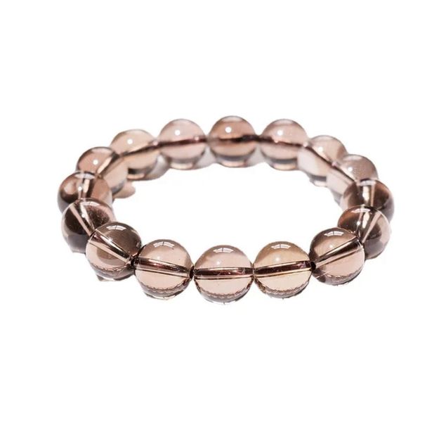 Smokey Quartz Natural Stone Bracelet 8mm