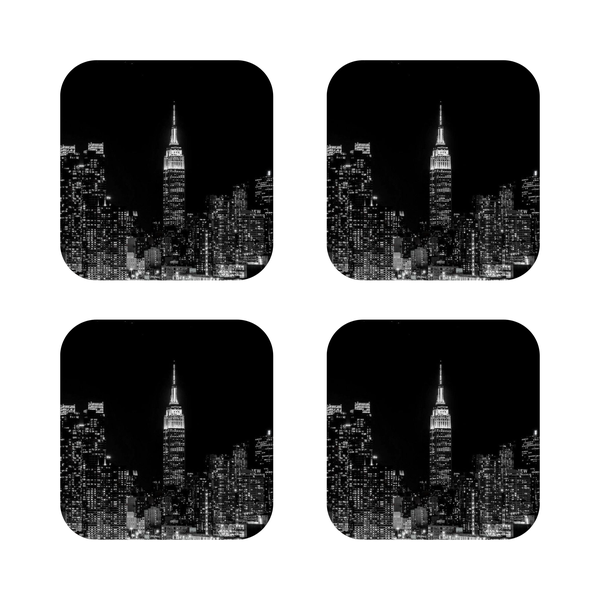 Custom Printed City wooden Coasters