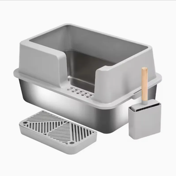 Premium Paws - Stainless Steel Litter Box
