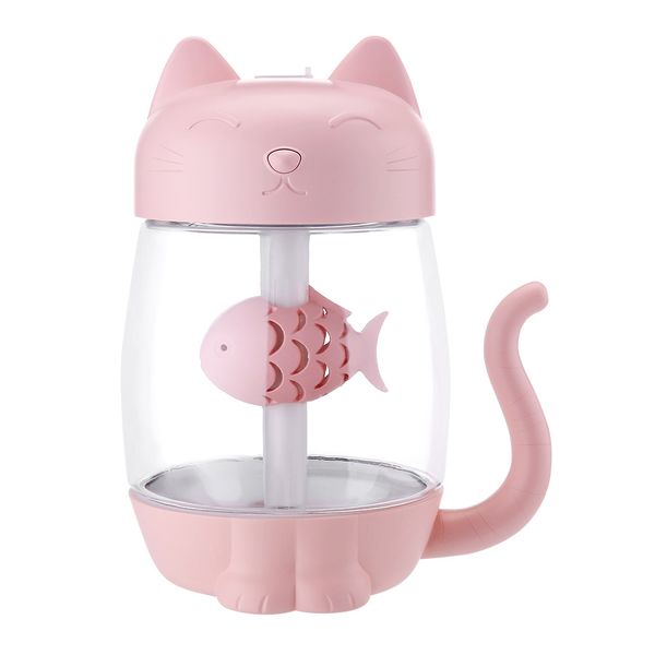 USB Mini Home Humidifier With Colorful Ambiance Light