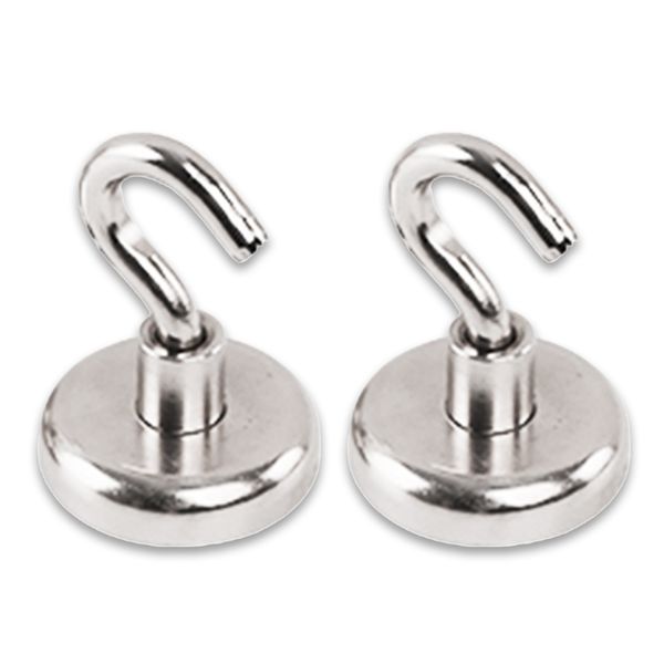Oribibi – Magnetic Hooks / Refrigerator Magnets – Compact &amp; Strong (2 pack)
