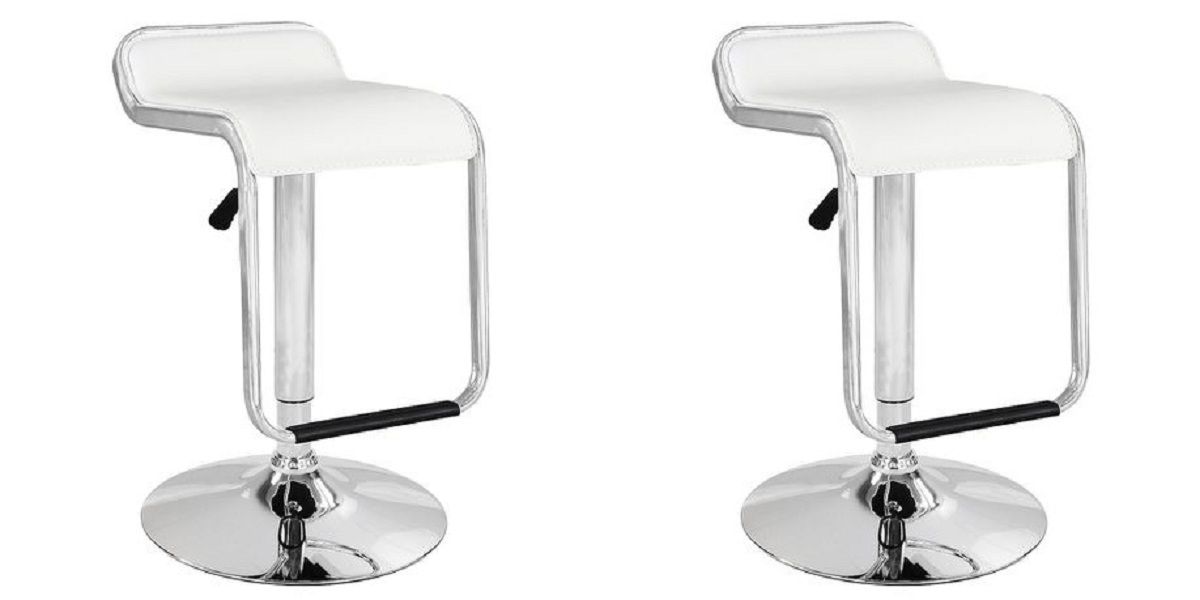 Low Back Leather Bar Chair Stools White Shop Today. Get it Tomorrow