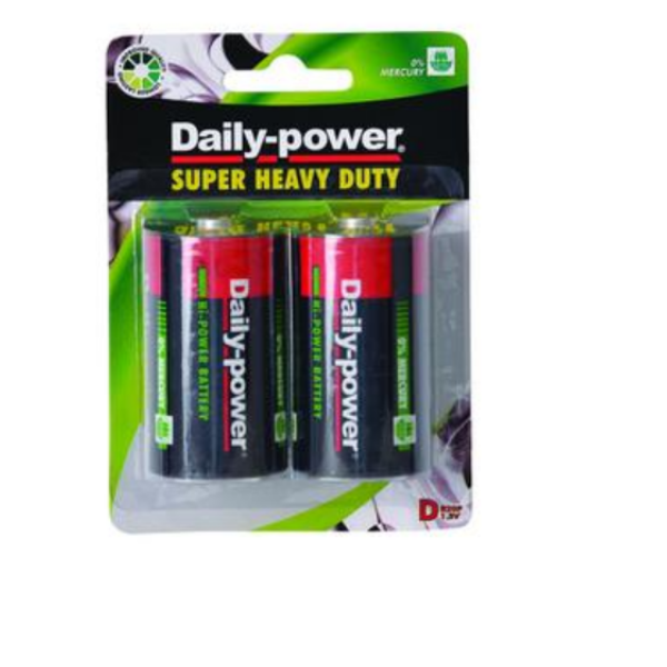 Daily Power - 2 Pack Heavy Duty Type C Batteries