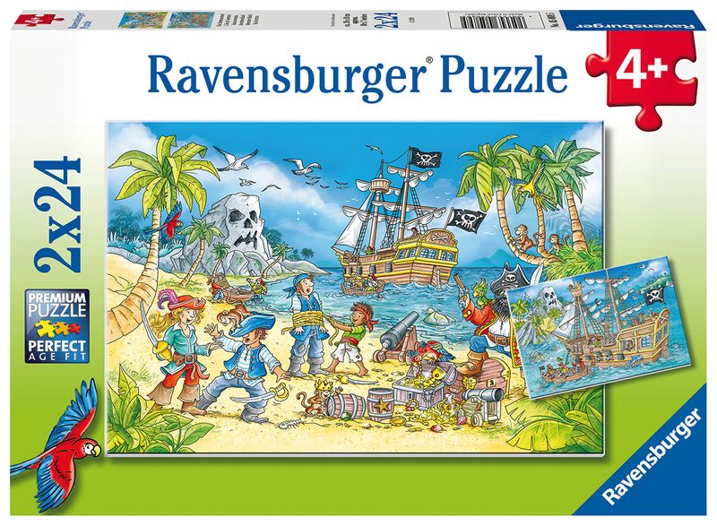 Ravensburger 2X24 Piece Puzzles-Pirates