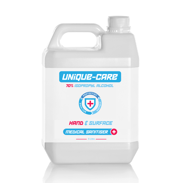Unique Care Professional Sanitiser +99% Isopropyl Alcohol