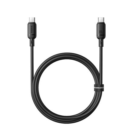 Baseus Silky 100W PD 5A, USB-C to USB-C, 480Mbps Silicone 1m Image