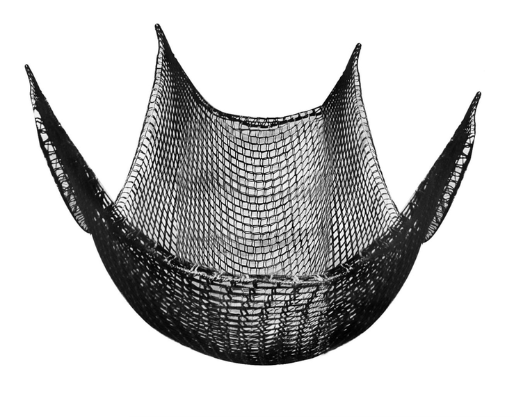 Garden Kids Playground Play Safety Net - Climbing Cargo Net Treehouse Black