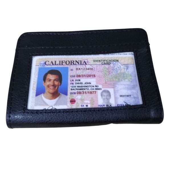 Lock Wallet with RFID Blocking Tech - Black