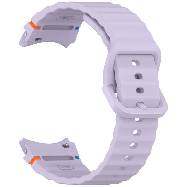 Stitched Silicone Watch Strap, Compatible With Galaxy Watch 4/5/6/7/7FE
