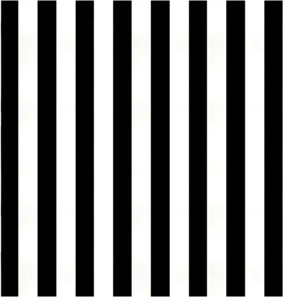 Self Wallpaper Black White Stripe Modern Design Peel Stick Decorative Film