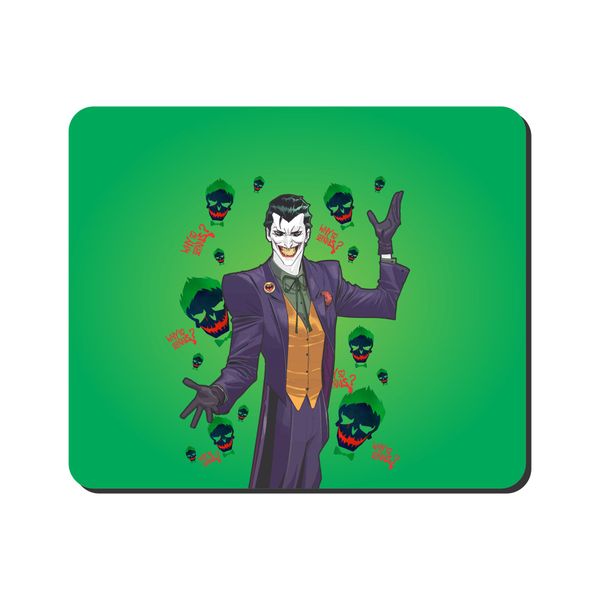 Superhero Mouse Pad - The Joker Green
