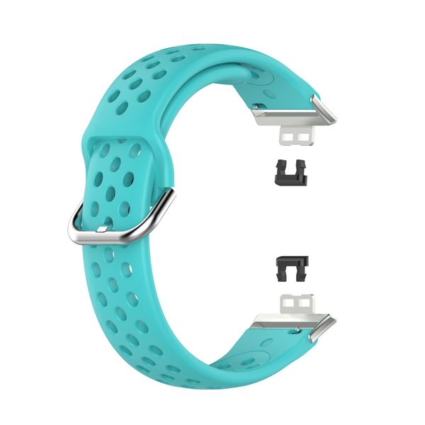 Sports Silicone Strap Compatible with Huawei Watch Fit - Teal