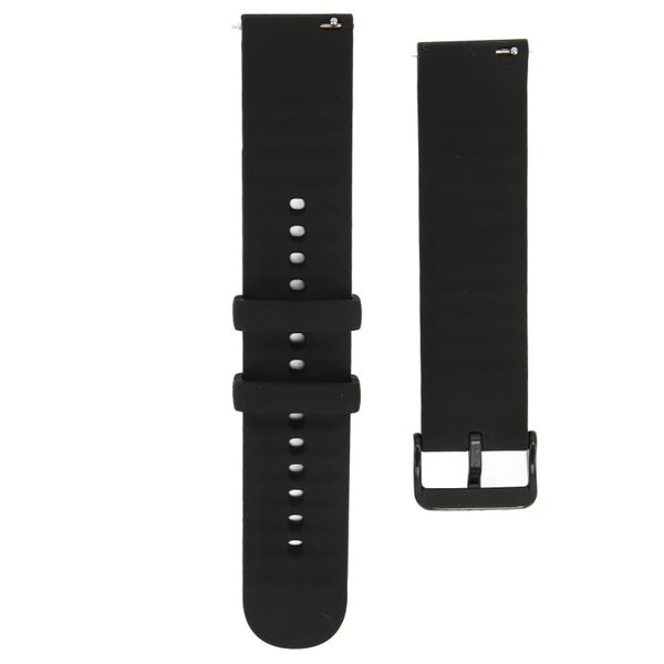 Adjustable Silicone Watch Strap for Amazfit GTS 3/GTS 3 PRO Black