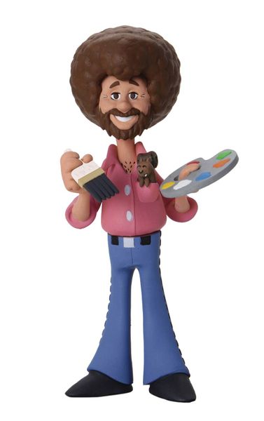 Toony Classics Bob Ross With Peapod 6 Inch Figure