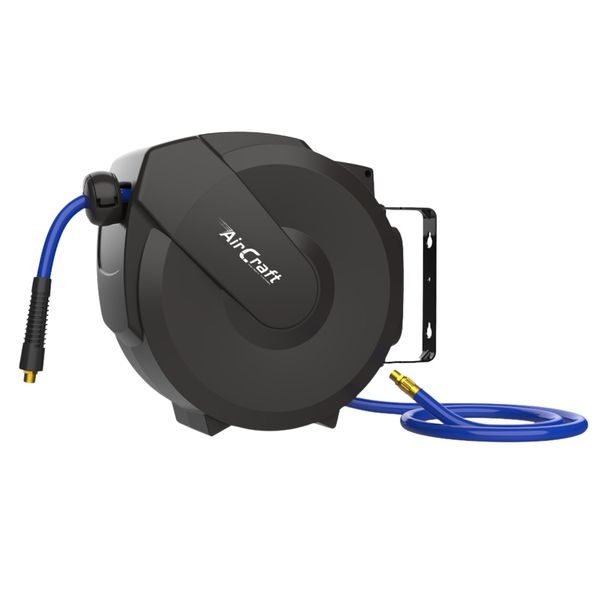 Air Craft - Air Hose Reel 15m 12mm Od X 8mm Id Pu Hose Auto Retract