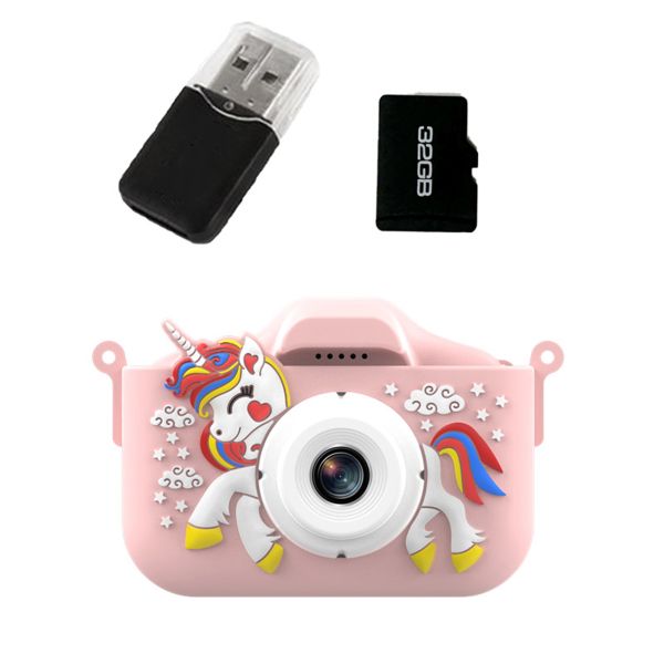 Kids Camera Toys for kids Age 3-14 with Cute Unicorn Protective Cover