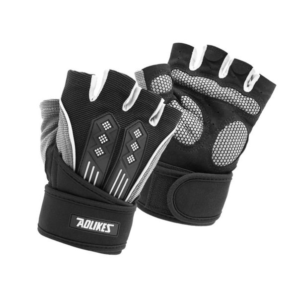 AOLIKES Weight Lifting Gloves Workout Gloves with Wrist Wrap Support