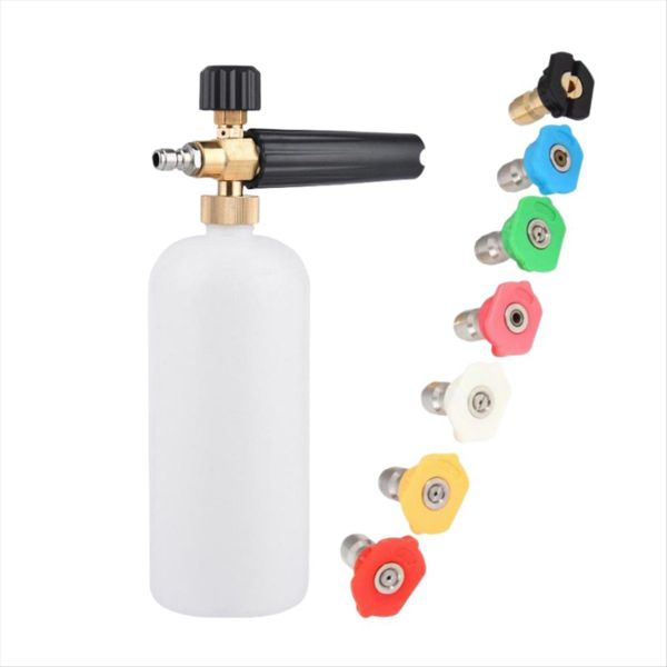 High Pressure Washer Tool, Car Washer Tool with 7 Nozzles Car Washing and G
