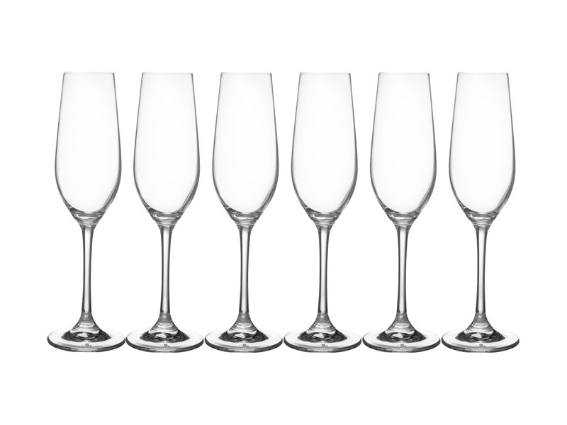 Maxwell and Williams Champagne Flute 230ml - set of 6
