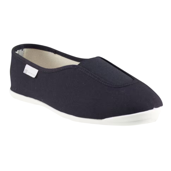 Domyos Girls'/Boys' Fabric Gymnastics Shoes - Black