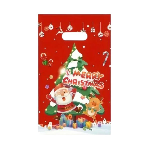 12 Pack Shiny Christmas Gift Bags